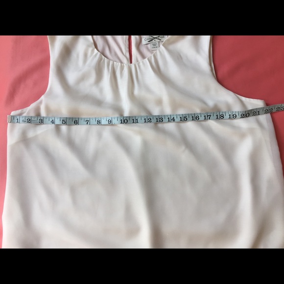 Coldwater Creek lined shell w/ gathered neck Large - Picture 7 of 9